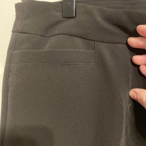 Black Tailored Straight Leg Pants